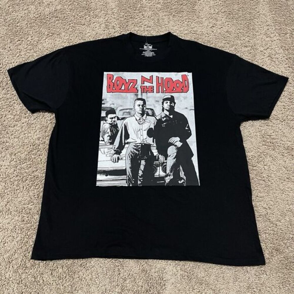 Boyz N The Hood Shirt Mens 2X Black Art Ice Cube Cuba Gooding Laurence Fishburne